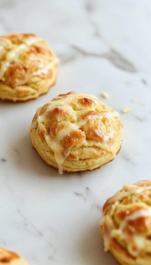 Golden Butter Swim Biscuits fresh out of the oven with a flaky, buttery crust and a soft interior