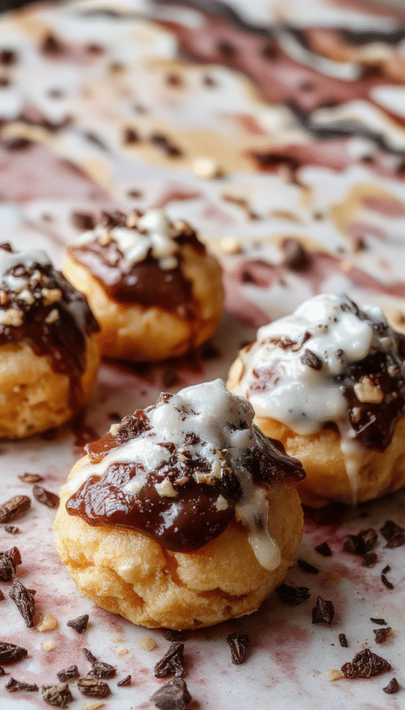 Colorful assortment of Halloween-themed dishes arranged on a spooky dark table, featuring ghost-shaped cookies, vibrant orange and black decorations, creepy-looking cupcakes with green frosting, and spooky candy treats, all styled for a festive Halloween party.