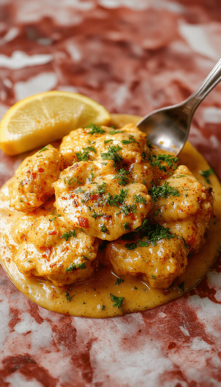 A vibrant plate of homemade butter chicken featuring tender, diced chicken in a rich, creamy tomato-based sauce. The dish is garnished with fresh cilantro and served with steaming basmati rice on a rustic wooden table, with a spoon ready for scooping. The sauce has a glossy texture, showcasing a beautiful blend of orange and red hues, highlighting the comforting and savory appeal.